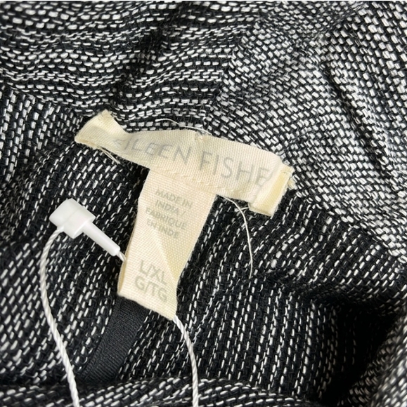 NWOT Eileen Fisher Hazy Blocks cotton jacket - Picture 5 of 6